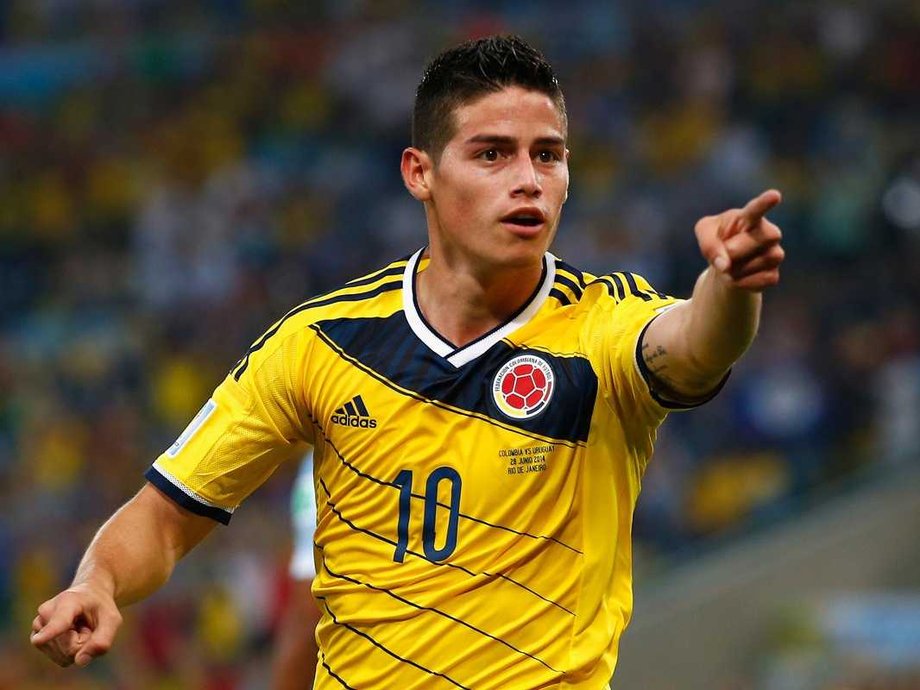 No. 8 James Rodriguez