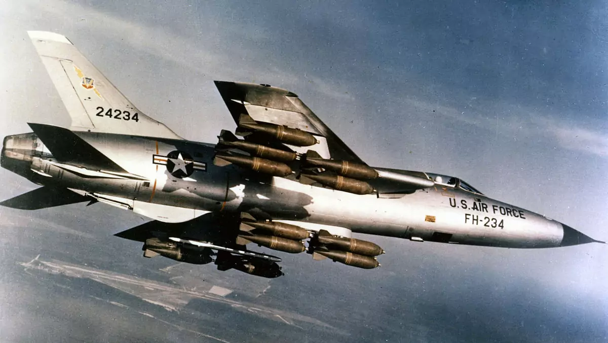 Republic F-105 Thunderchief to jedyny taki samolot w historii amerykańskiej armii