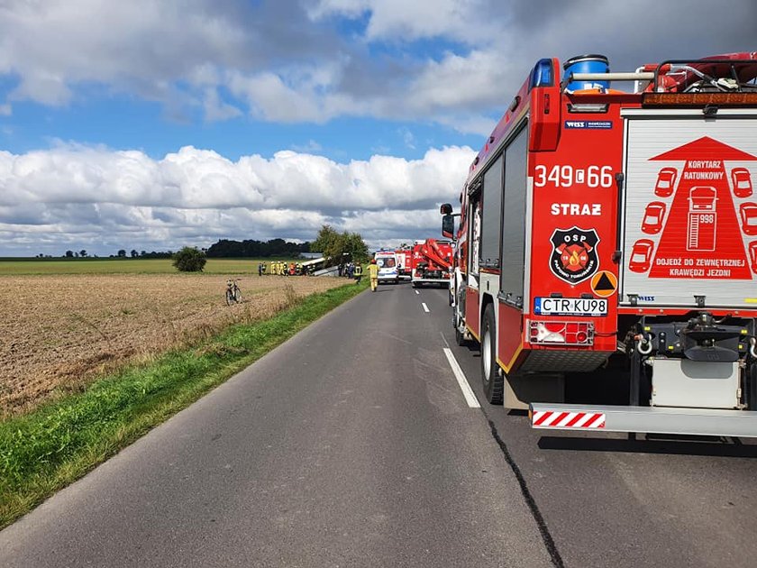 Kujawsko-pomorskie. Wypadek autobusu. 31 dzieci trafiło do szpitali