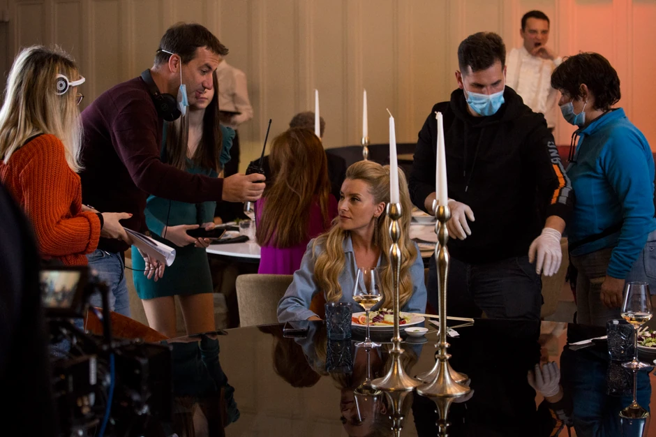 Filip Čolović na snimanju Ala je lep ovaj svet