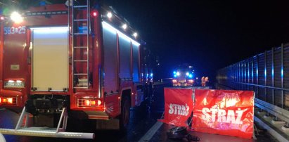 Śmiertelny wypadek na autostradzie A1. Dwie osoby zginęły