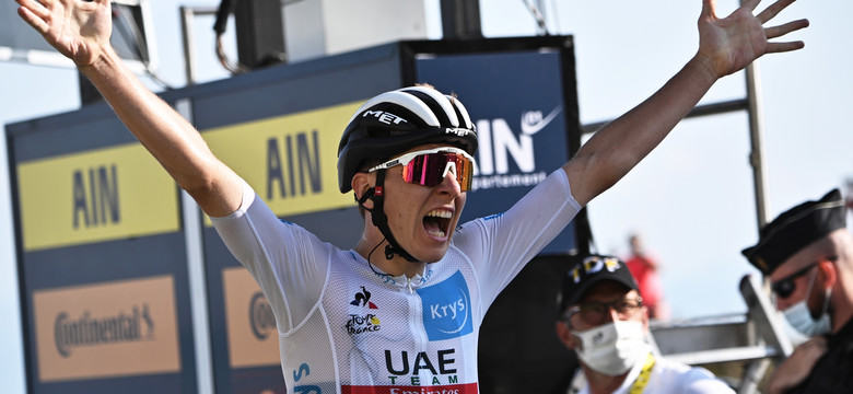 Tour de France: Pogacar wygrał na Grand Colombier, Roglic nadal liderem