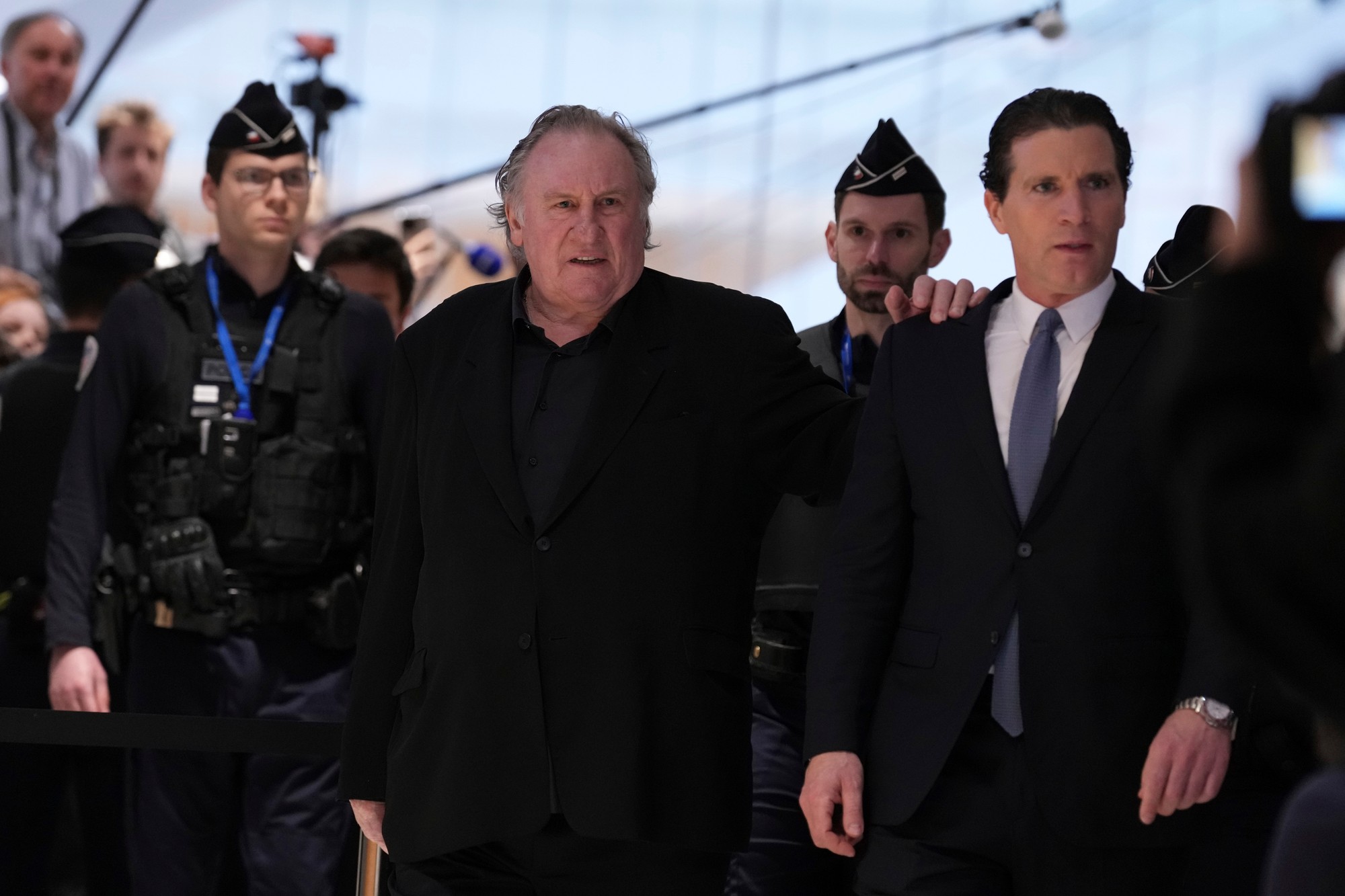 Francúzsky herec Gérard Depardieu.