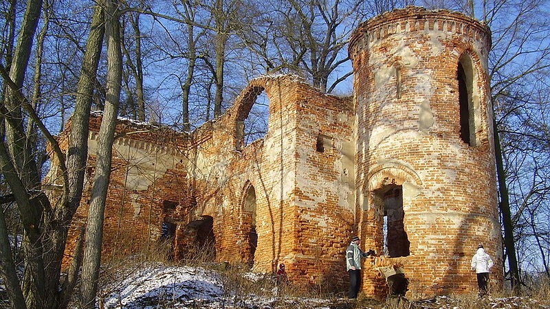 Zamek Klaudyny Potockiej, Źródło Wikimedia.