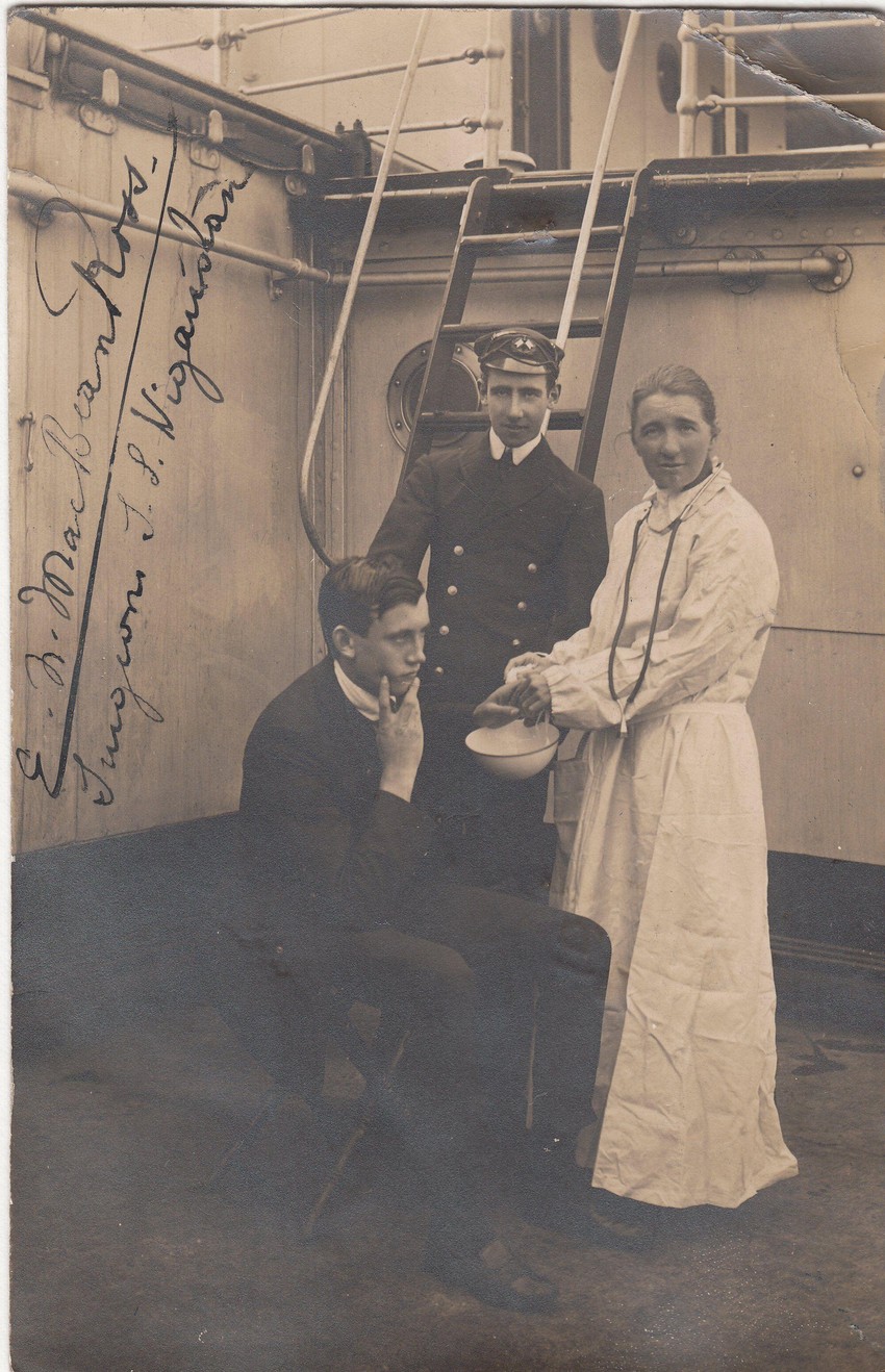 Ros na brodu u povratku za Britaniju pošto je radila kao lekarka u Persiji više od pet godina | Foto: Collections of Tain & District Museum and Clan Ross Centre, Scotland