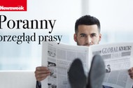 poranny przegląd prasy grafika 