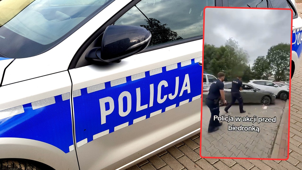 Strzelanina przed Biedronką. Wiadomo, co się dzieje z rannym policjantem