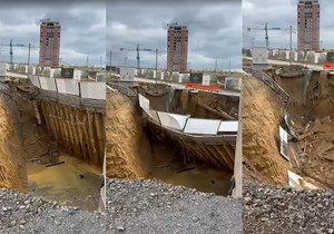 Urušio se put u Prištini