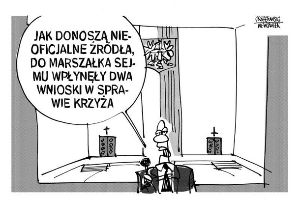 Dwa wnioski krzyż w sejmie krzętowski