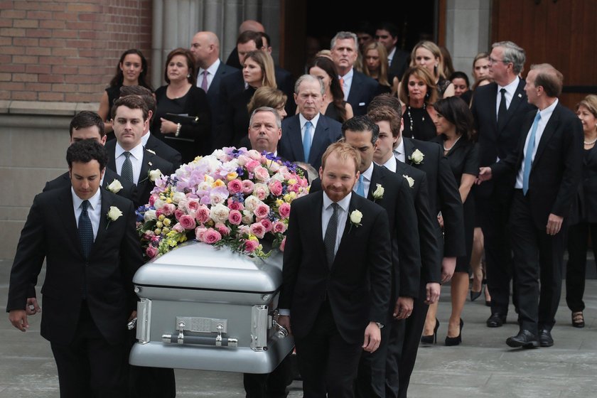 Mourners, Including Former Presidents, Attend Funeral For Barbara Bush