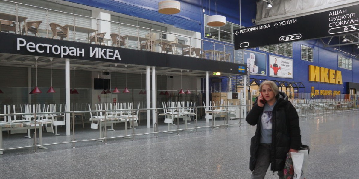 Od marca sklepy Ikea w Rosji są zamknięte