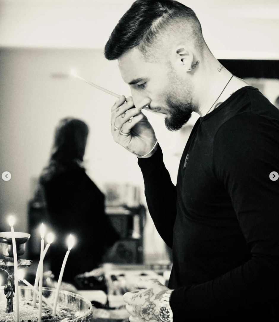 Nemanja Gudelj krštenje