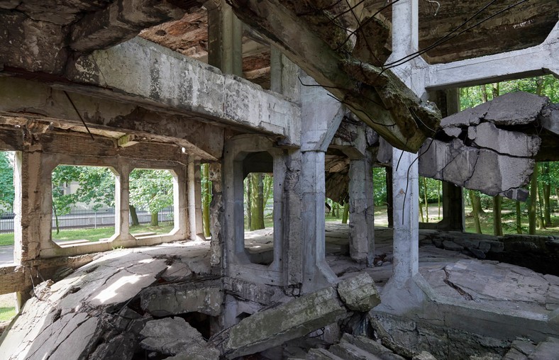 Pozostałości "Nowych Koszarów" na Westerplatte w Gdańsku