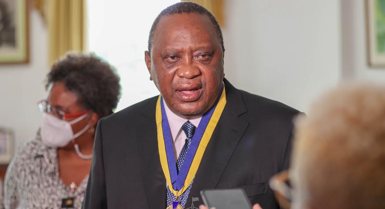 President Uhuru Kenyatta was conferred the 'Order of Freedom of Barbados' award