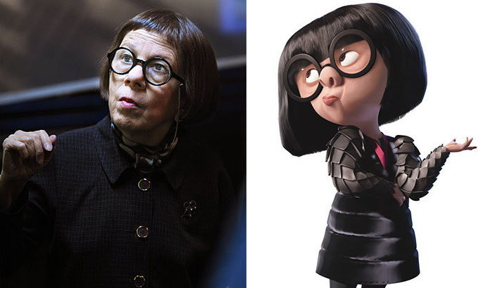 Linda Hunt, czyli Edna?, fot. Reddit