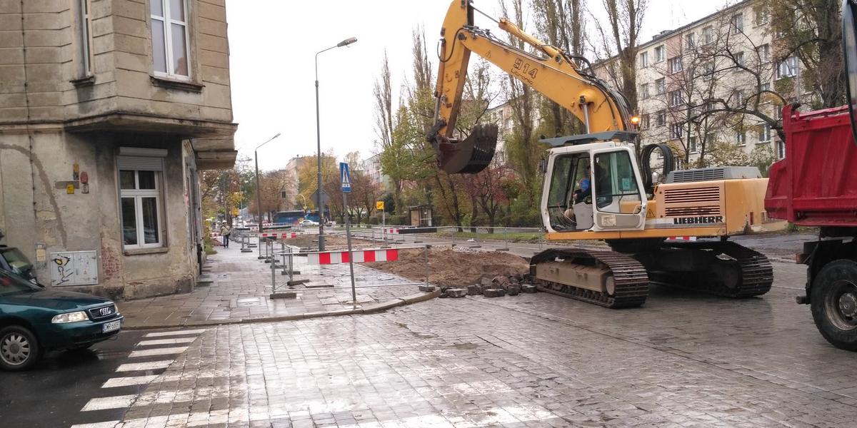 Wrocław ruszyła budowa nowego torowiska na Hubskiej
