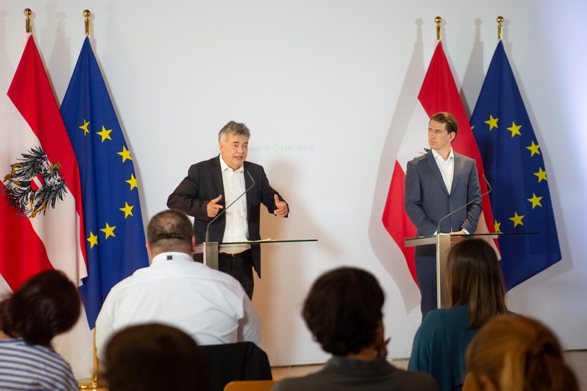 Verner Kogler, vicekancelar Austrije