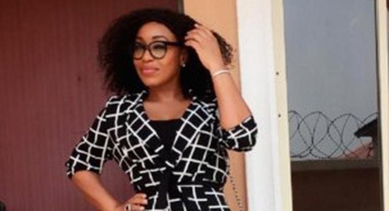 Rita Dominic looking chic