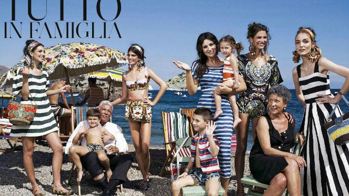 Zuza Bijoch w reklamie Dolce&Gabbana