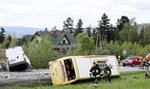 Koszmar na Zakopiance! Tragiczny karambol z udziałem autobusu