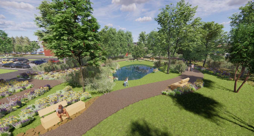 Na placu powstanie nawet niewielki zbiornik wodny