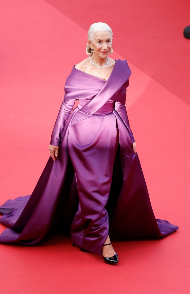 Cannes 2024. Helen Mirren jak królowa. Andie MacDowell cała w złocie