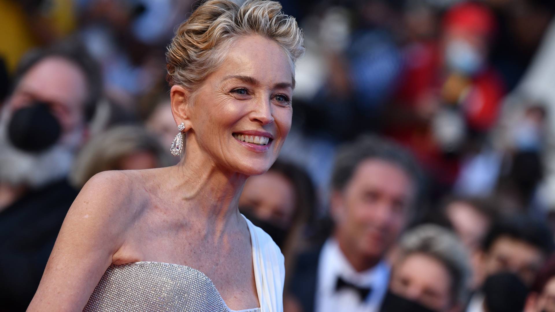 Sharon Stone zachwyciła w Cannes. Wyglądała jak królowa