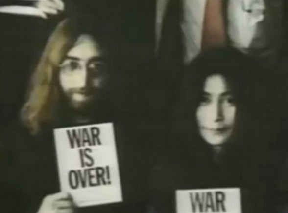 John Lennon "War is over"