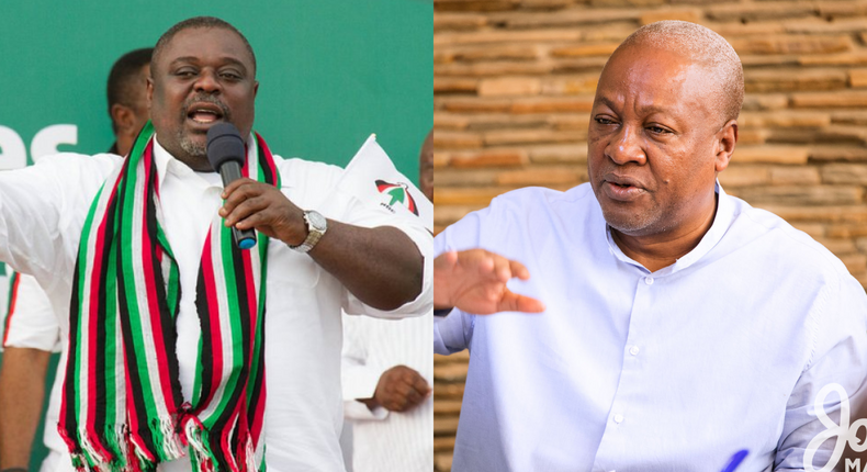 Koku Anyidoho and John Mahama