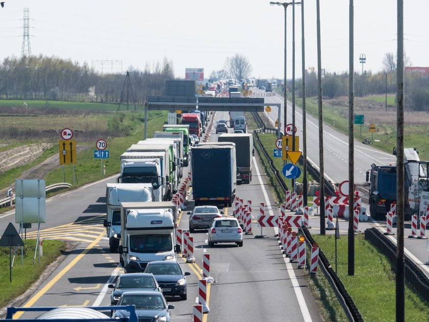 Autostrada A1 pod Łodzią