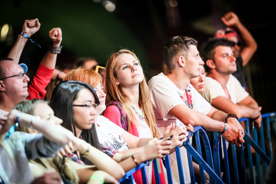 Publiczność na festiwalu Audioriver