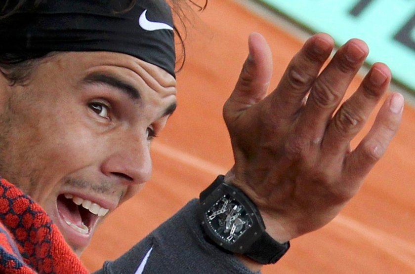 Rafael Nadal i jego drogocenny zegarek