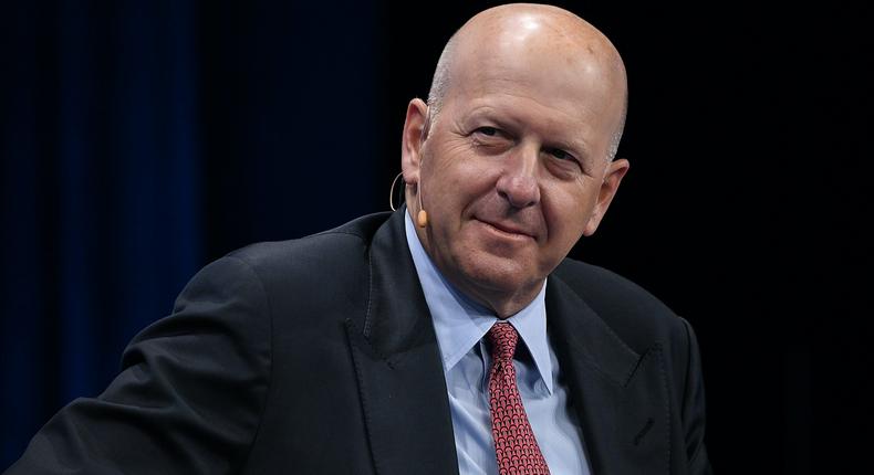 Goldman Sachs CEO David Solomon speaks at the 2019 Milken Institute Global Conference.