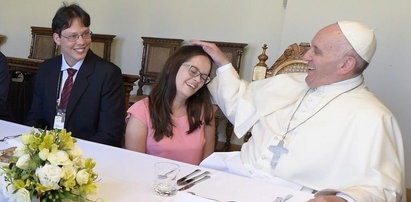 Oni zjedli obiad z papieżem