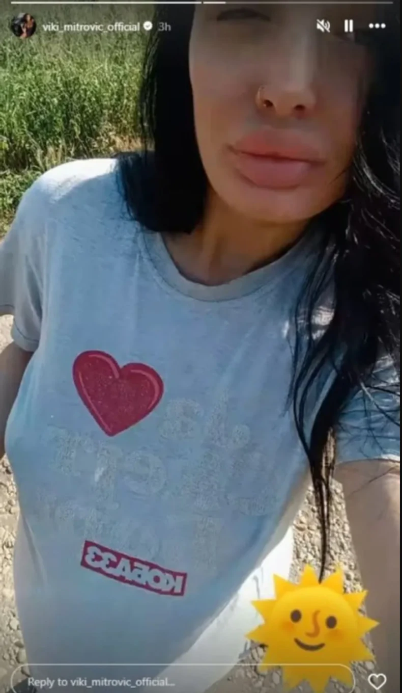 Viki Mitrović u devetom mesecu