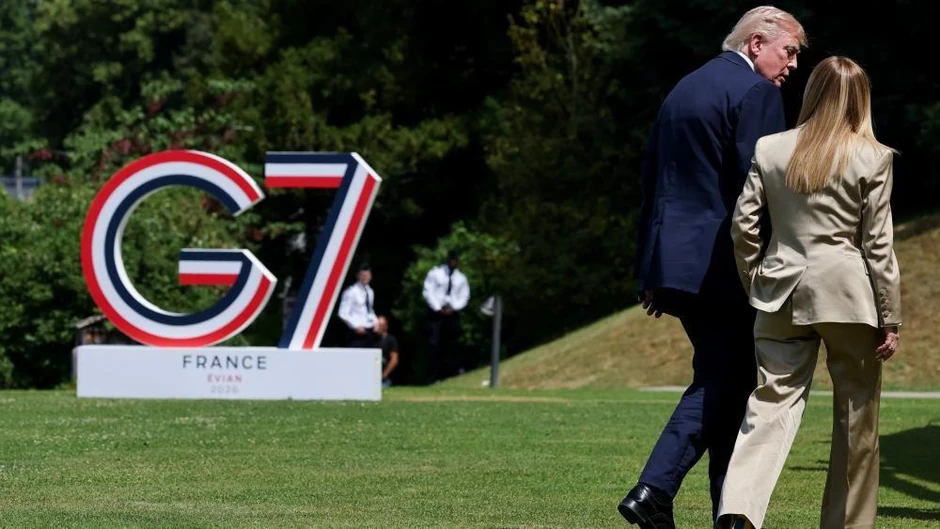 Meloni i Tramp fotografisani su zajedno nekoliko puta tokom G7 samita | Foto: Reuters