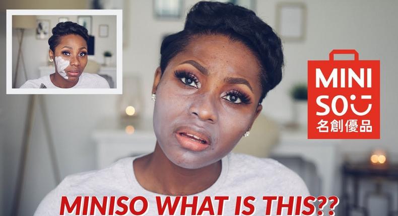 If you have ever wondered what MINISO makeup is like, beauty influencer Dimma Umeh takes one for the team