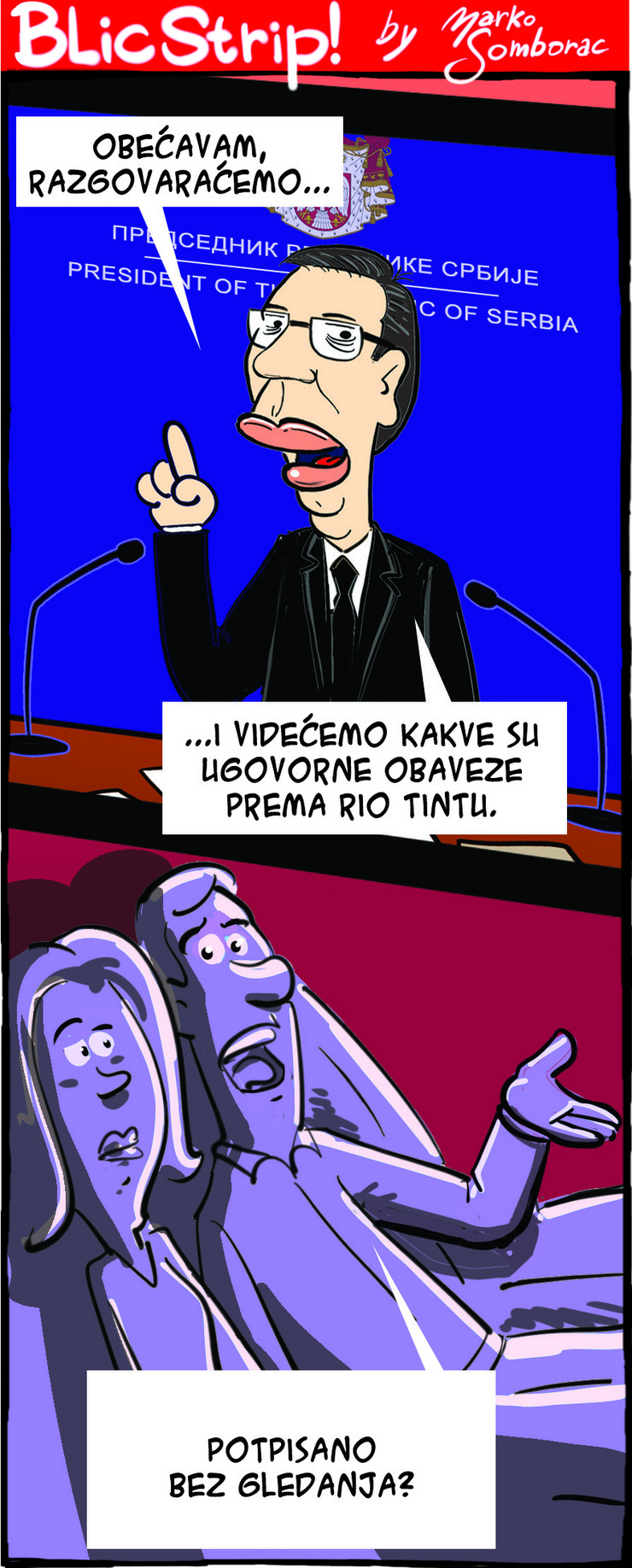 Blic Strip Marka Somborca