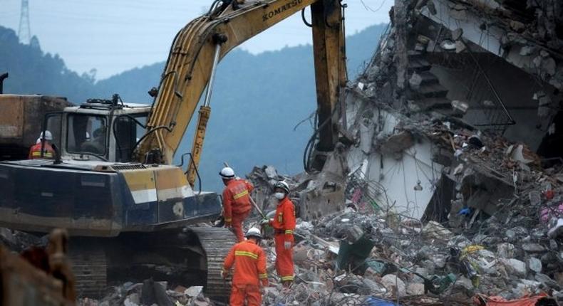 China landslide death toll climbs to 22