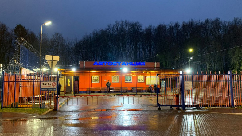 Dworzec autobusowy, z którego odjeżdżają busy m.in. do Ukrainy.