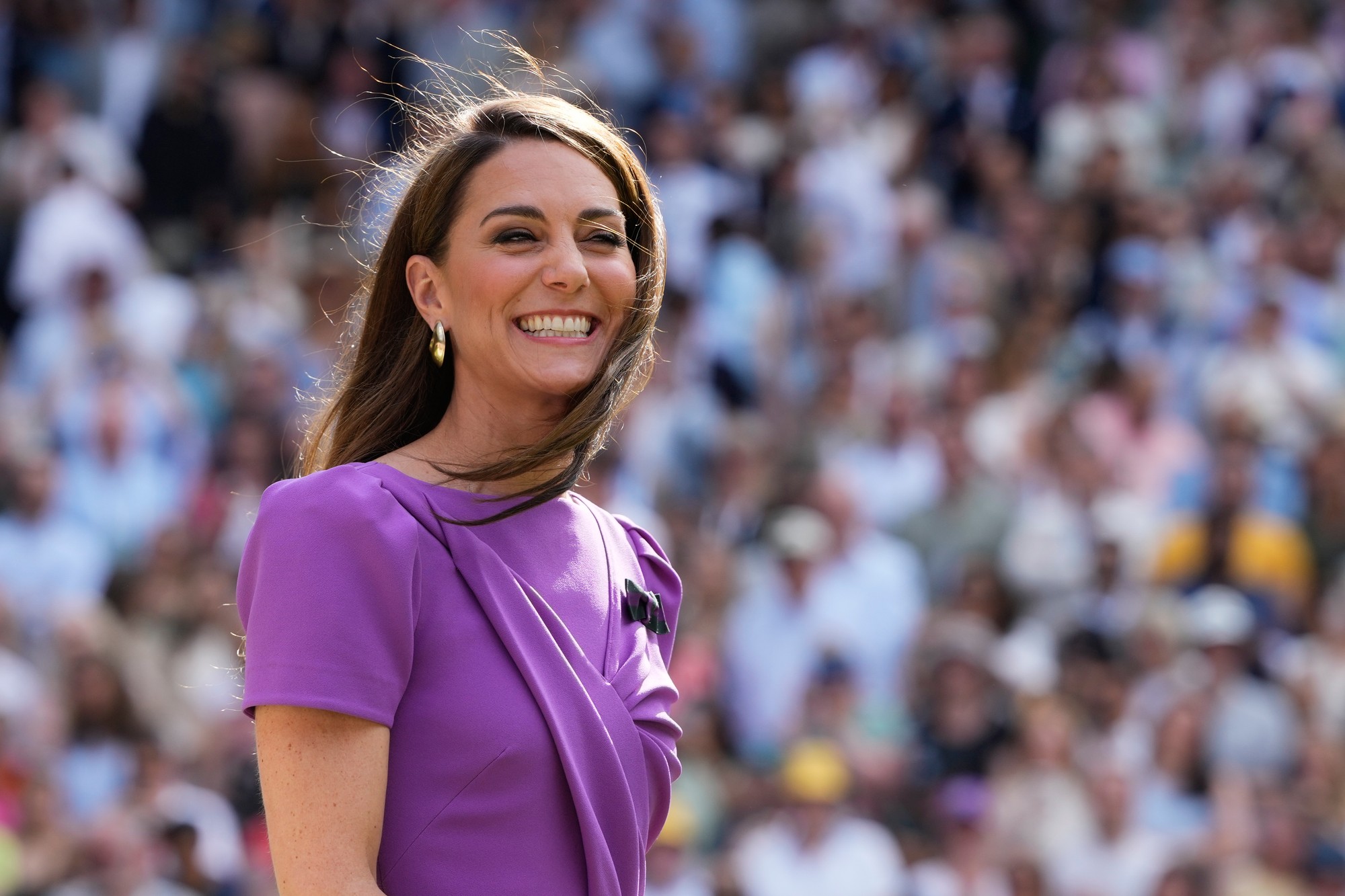Princezná Kate na Wimbledone.