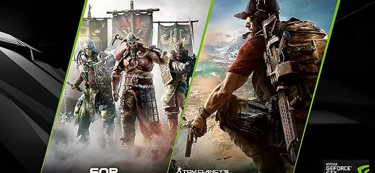 Darmowe For Honor lub Ghost Recon: Wildlands w zestawie z kartami GeForce 1070 i 1080