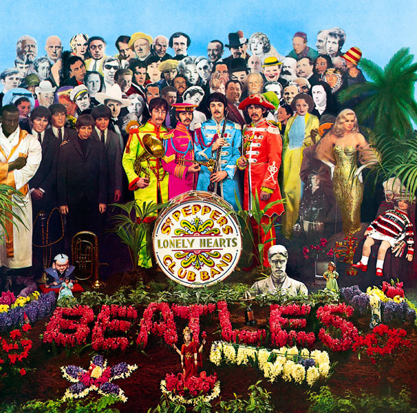 Okładka Sgt. Pepper’s Lonely Hearts Club Band, 1967 r.