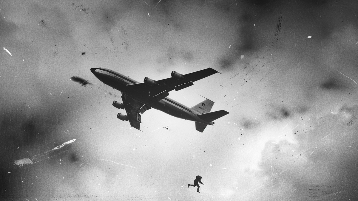 Čovek isapo iz aviona