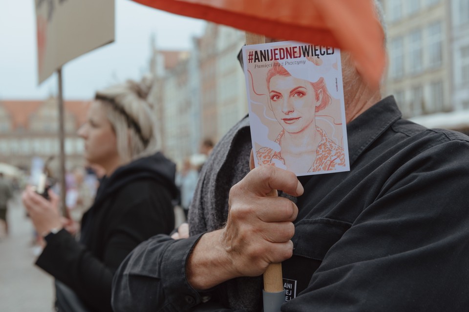 Protest Strajku Kobiet w Gdańsku