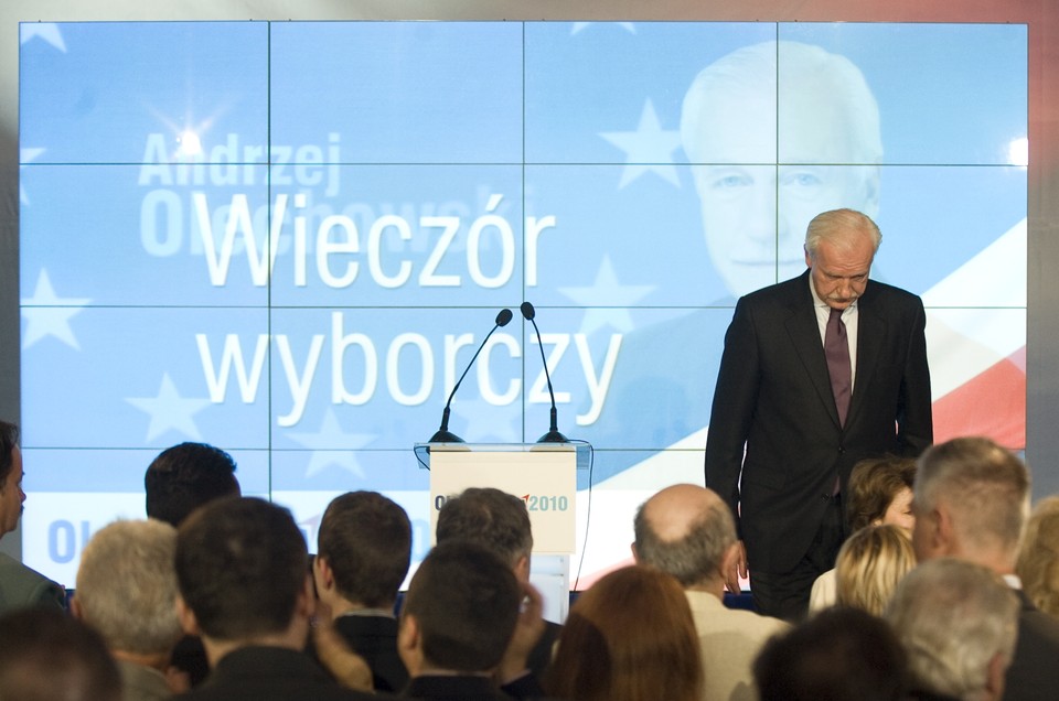 WARSZAWA WYBORY PREZYDENCKIE SZTAB WYBORCZY OLECHOWSKI