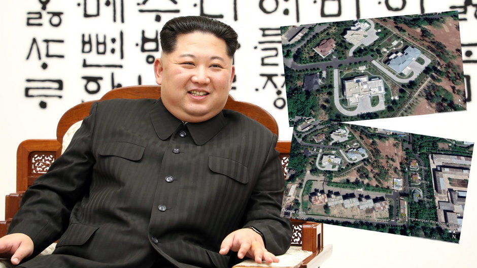 Kim Dzong Un zlecił budowę nowych ekskluzywnych rezydencji (fot. Google Earth)