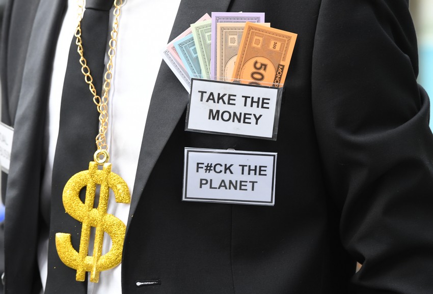 Protesti ispred kompanija za proizvodnju uglja u aprilu u Brizbejnu