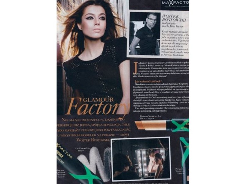 Paulina Papierska w reklamie Max Factor