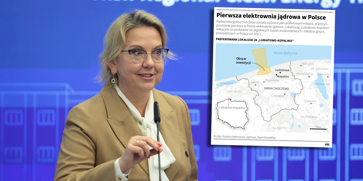 Anna Moskwa poinformowała o uzyskaniu decyzji środowiskowej dla elektrowni atomowej w Polsce.